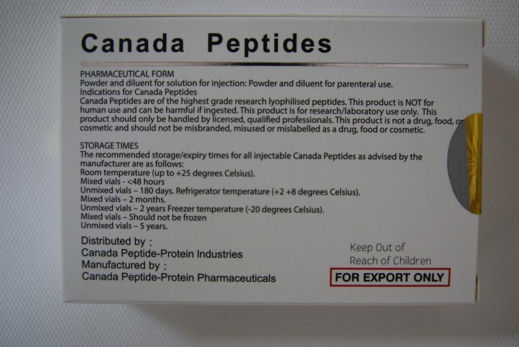 CanadaPeptides Официальный представитель. - Бодибилдинг форум AnabolicShops