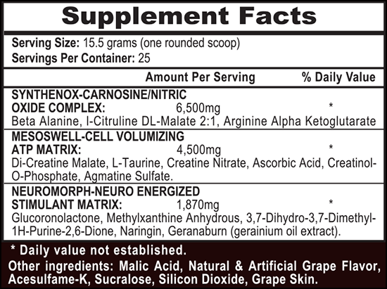 Предтренировочный комплекс APS Mesomorph - Бодибилдинг форум AnabolicShops