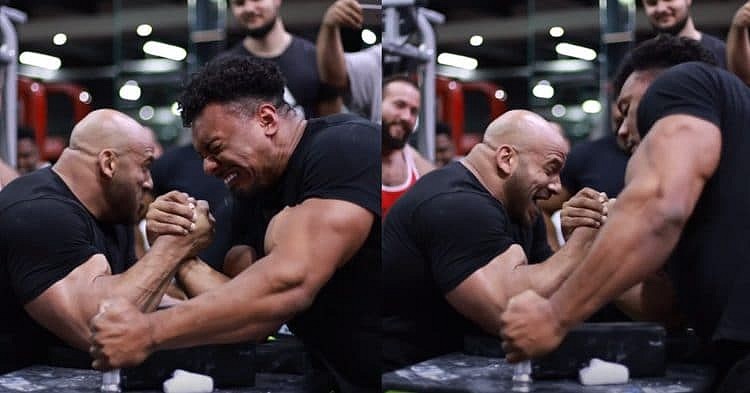 Биг Рами поборол Ларри Уилса в арме - Бодибилдинг форум AnabolicShops