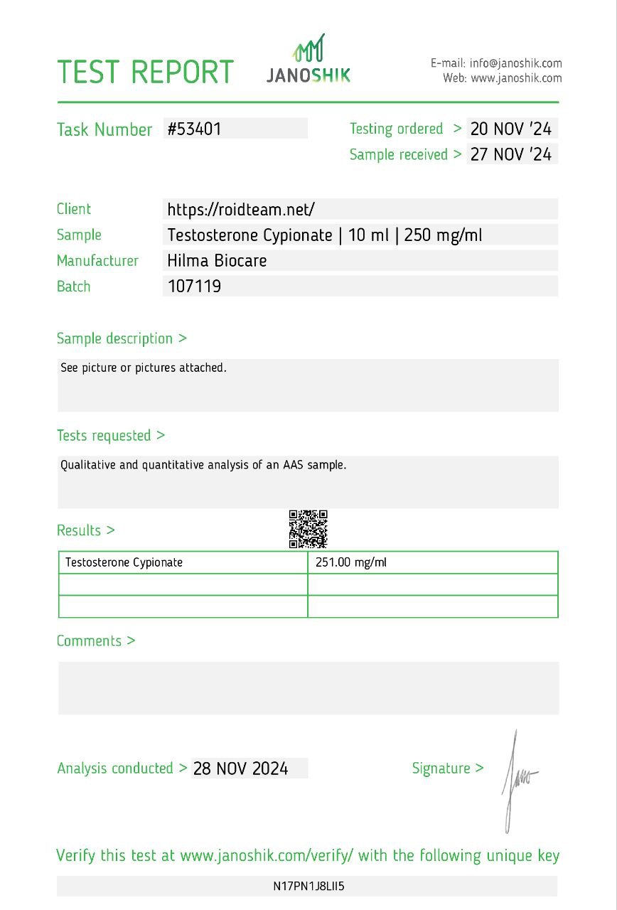 Hilma PRO - с заботой о вашем здоровье! - Бодибилдинг форум AnabolicShops