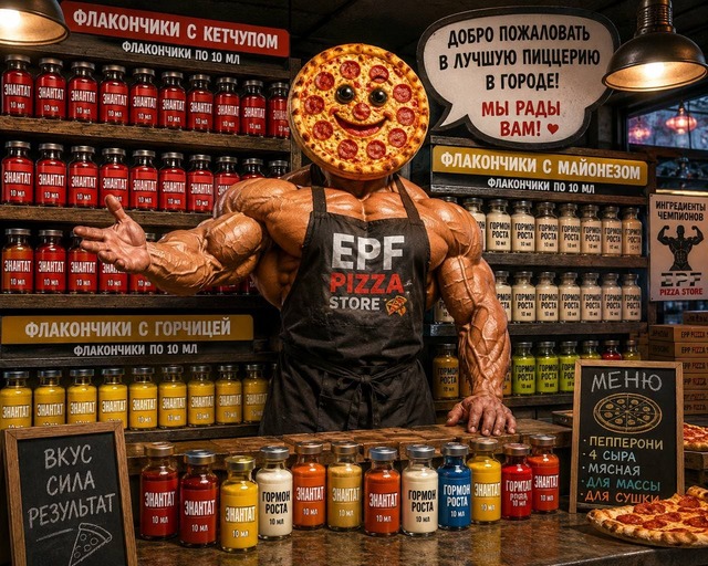 ЕПФ - Ещё Пиццы, Френд! Горячая с сыром. - Бодибилдинг форум AnabolicShops